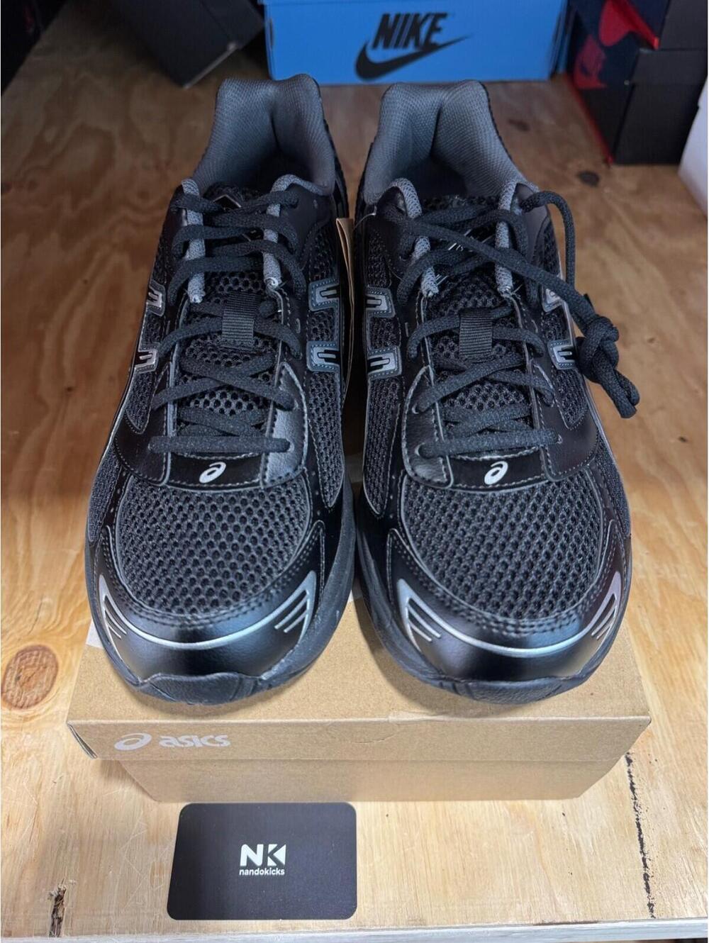 ASICS Gel 1130 'Black Pure Silver' 1201A906-001 MENS SIZE 8 - Picture 3 of 5